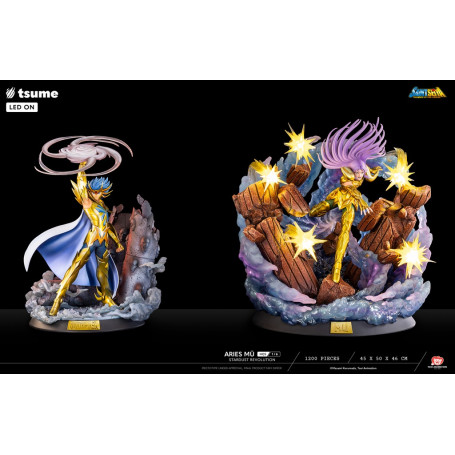 Tsume Estatua HQS Saint Seiya - Aries Mû Stardust Revolution 1/6