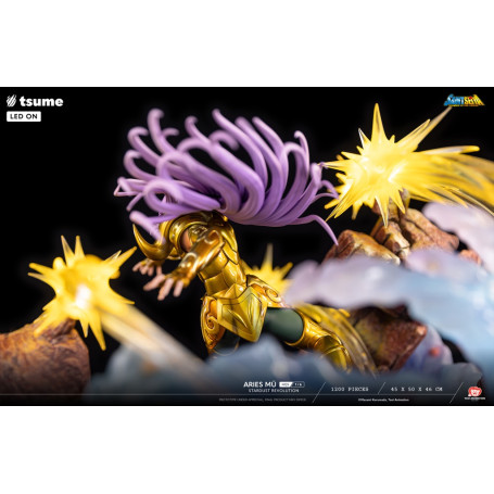 Tsume Estatua HQS Saint Seiya - Aries Mû Stardust Revolution 1/6