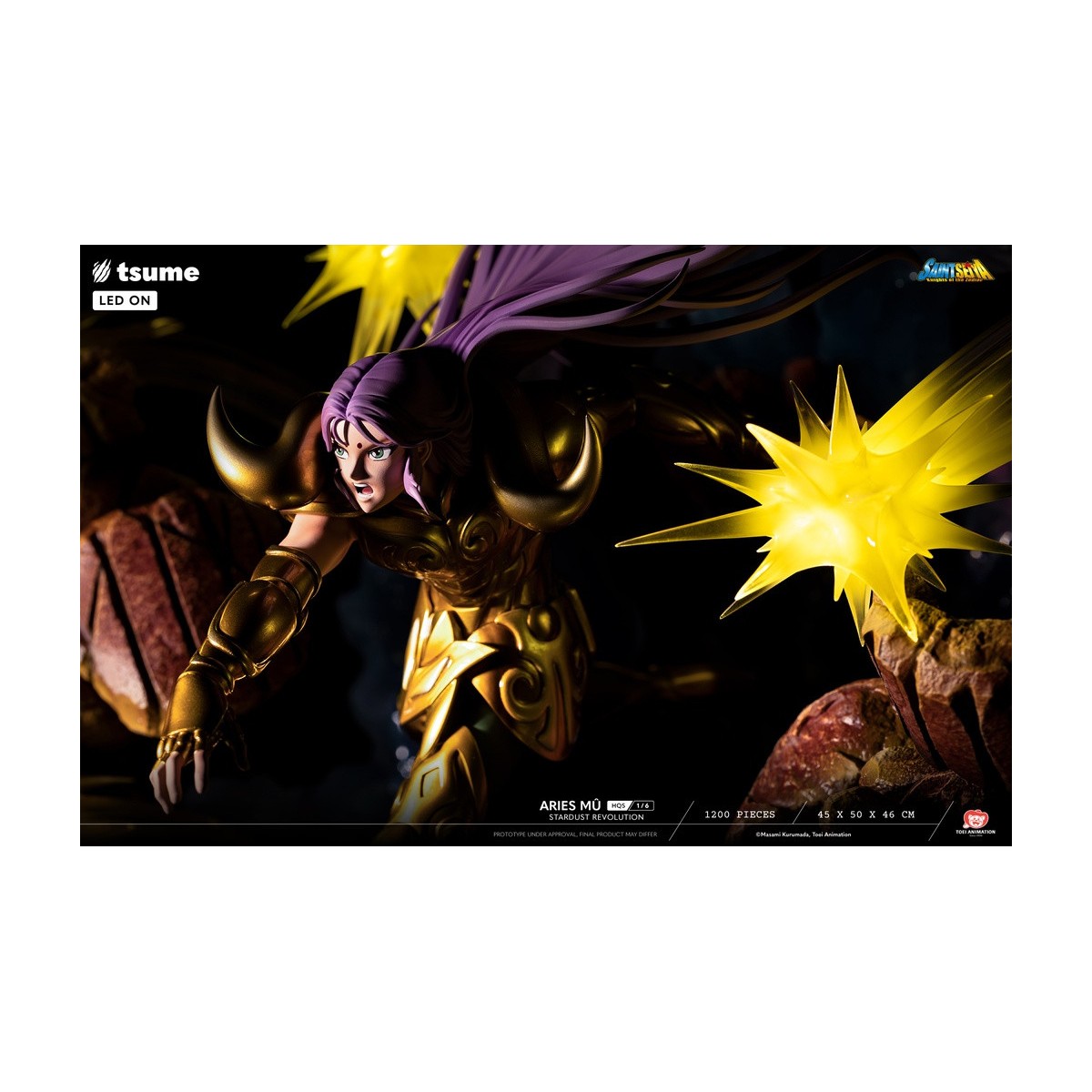 Tsume Estatua HQS Saint Seiya - Aries Mû Stardust Revolution 1/6
