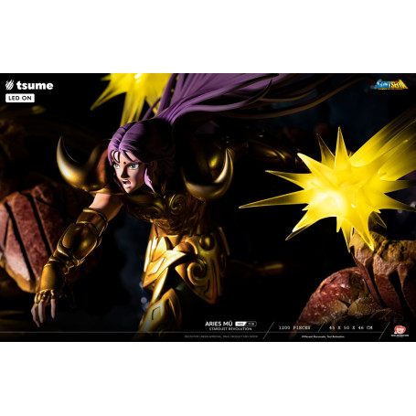 Tsume Estatua HQS Saint Seiya - Aries Mû Stardust Revolution 1/6