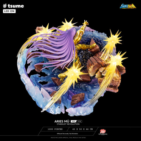 Tsume Estatua HQS Saint Seiya - Aries Mû Stardust Revolution 1/6