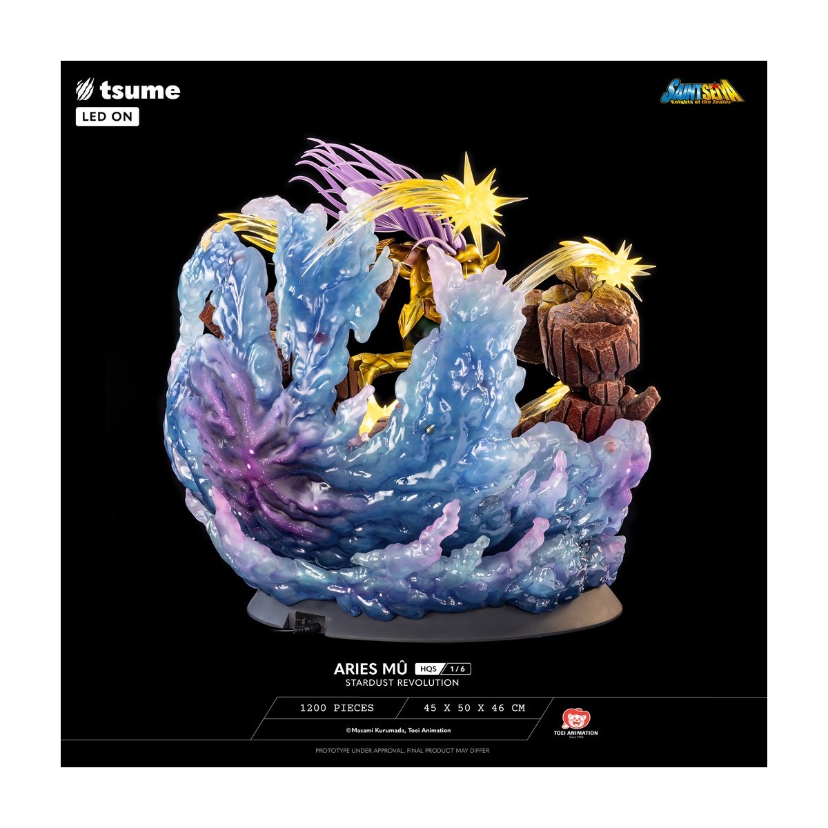 Tsume Estatua HQS Saint Seiya - Aries Mû Stardust Revolution 1/6