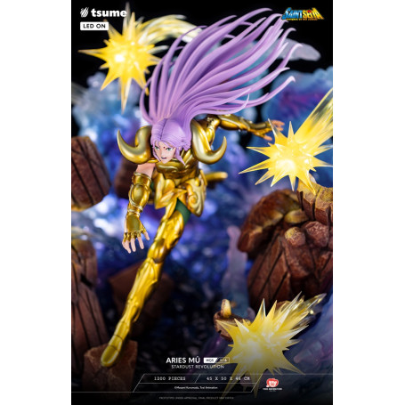 Tsume Estatua HQS Saint Seiya - Aries Mû Stardust Revolution 1/6