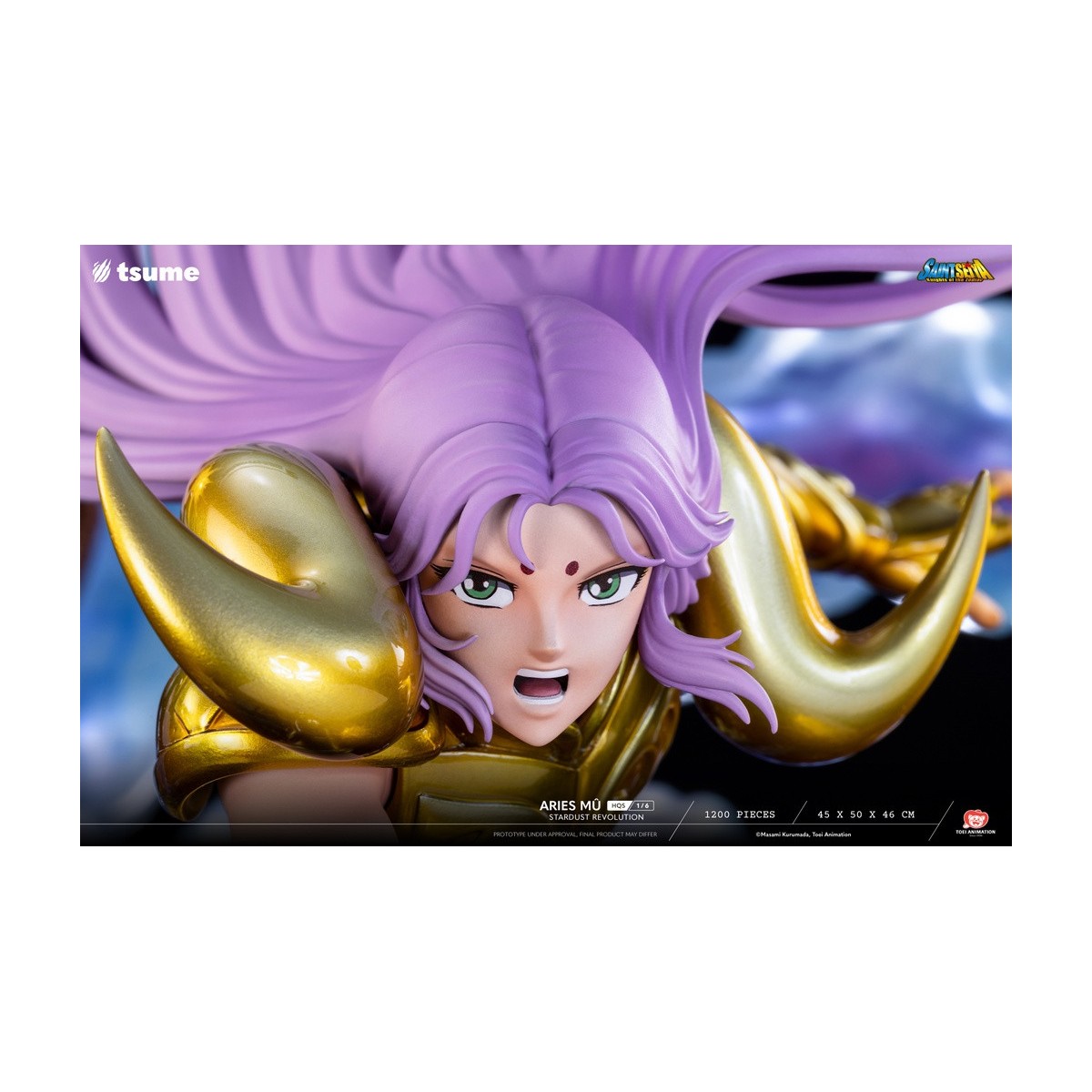 Tsume Estatua HQS Saint Seiya - Aries Mû Stardust Revolution 1/6
