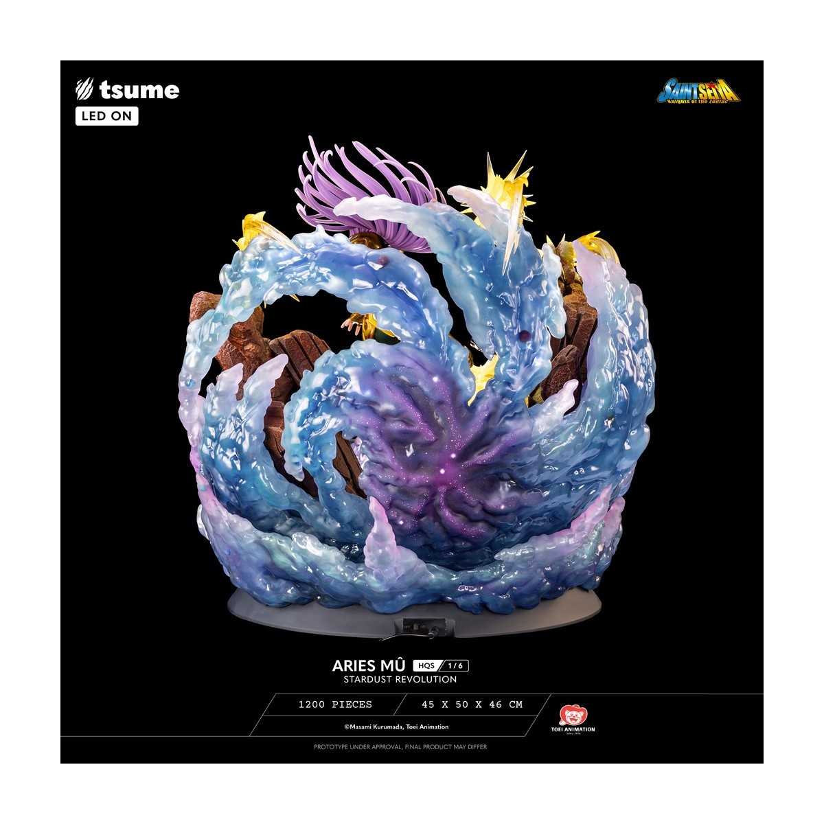 Tsume Estatua HQS Saint Seiya - Aries Mû Stardust Revolution 1/6