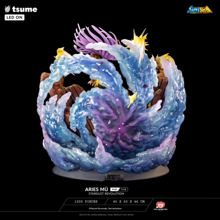 Tsume Estatua HQS Saint Seiya - Aries Mû Stardust Revolution 1/6