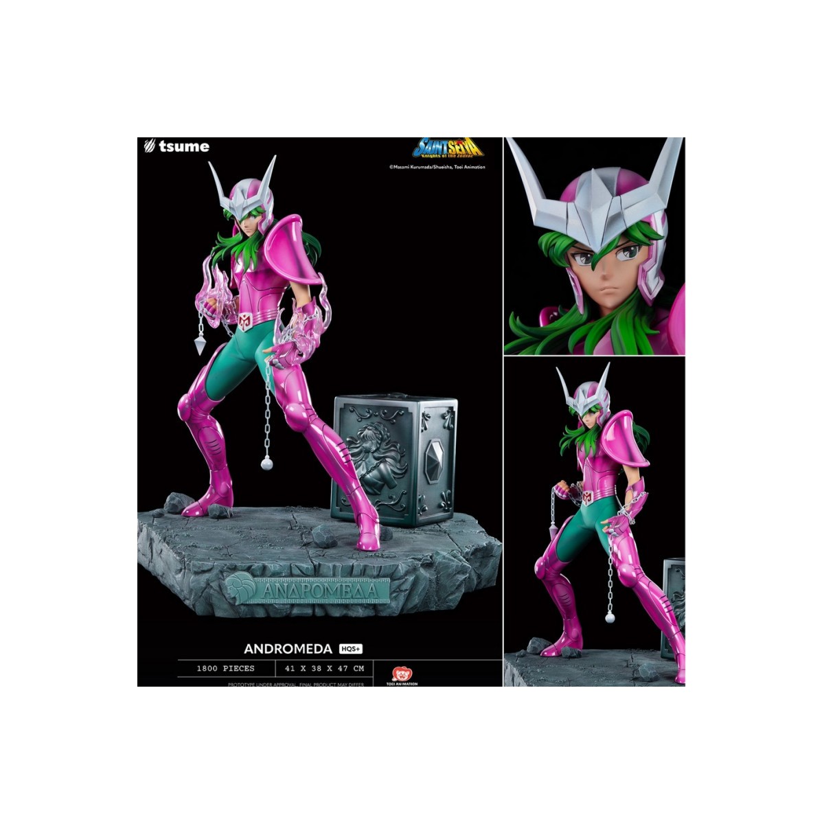 Tsume Estatua HQS Saint Seiya - Aries Mû Stardust Revolution 1/6