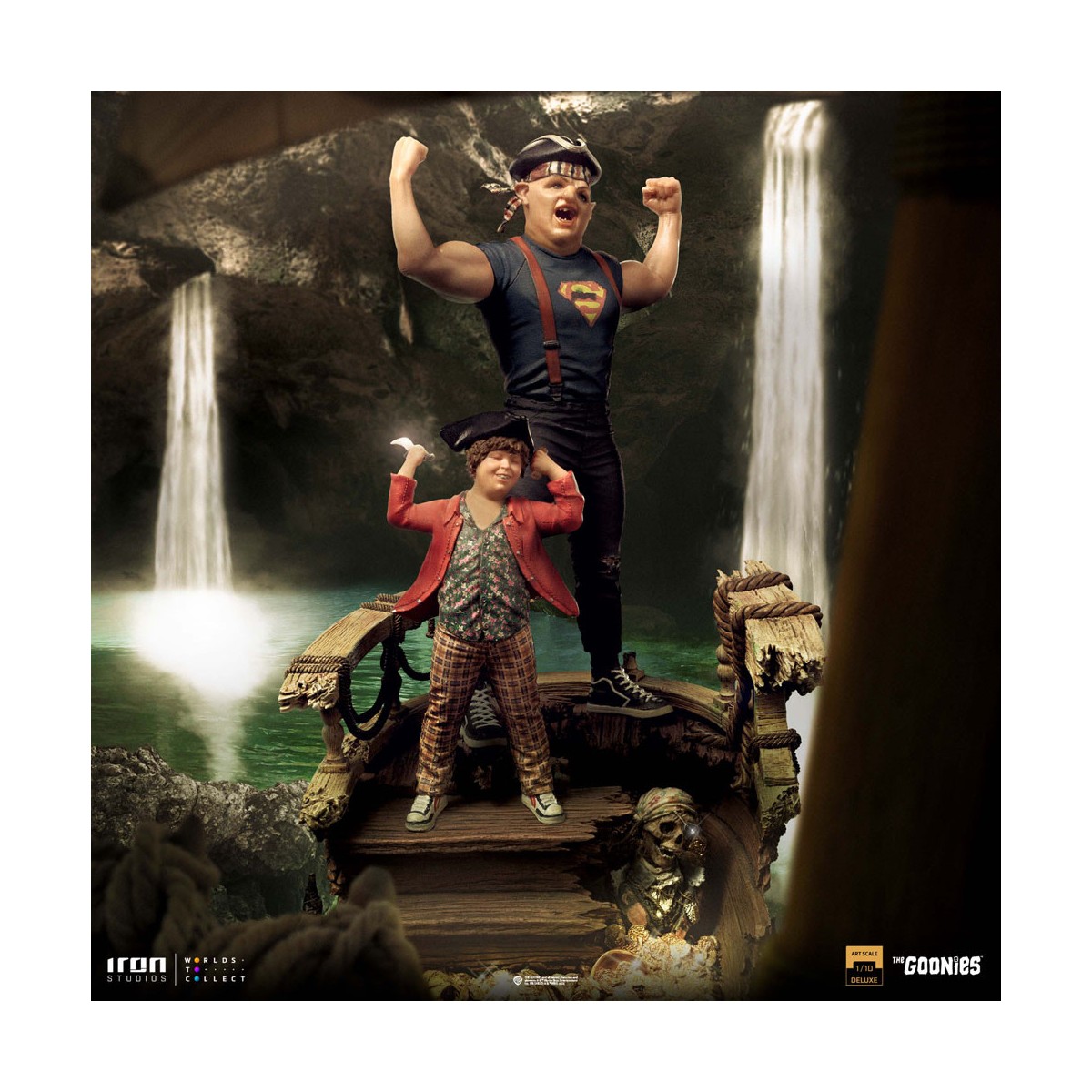 Iron Studios - Sloth y Chunk 1/10 Los Goonies Deluxe Art Scale - Cinoque y Choco
