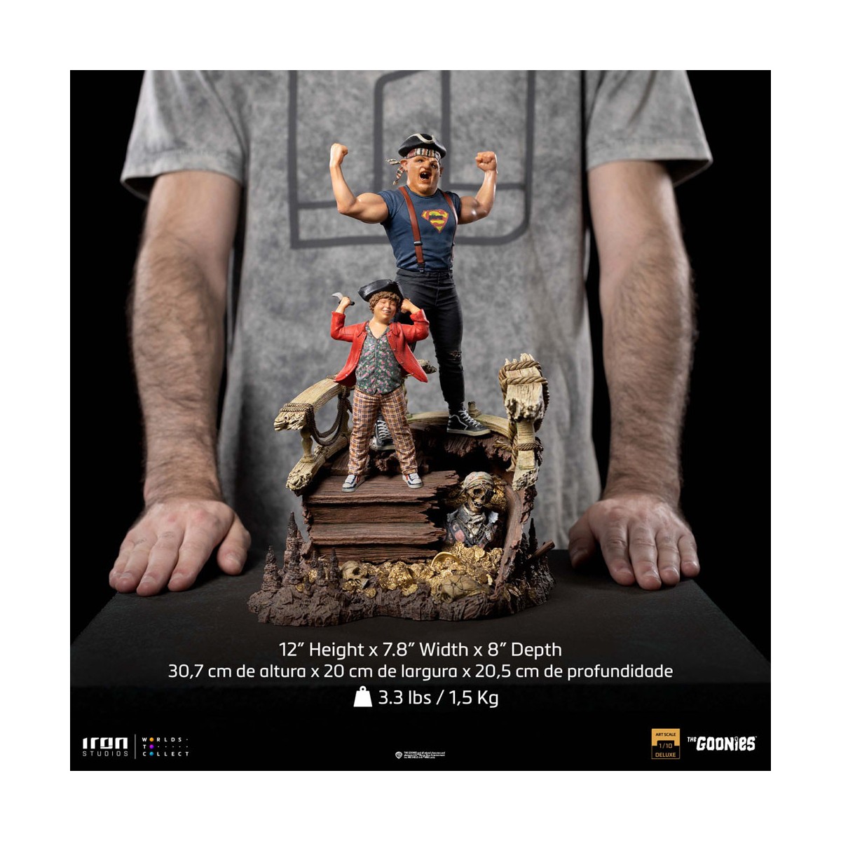 Iron Studios - Sloth y Chunk 1/10 Los Goonies Deluxe Art Scale - Cinoque y Choco