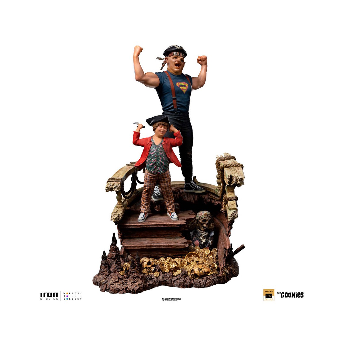 Iron Studios - Sloth y Chunk 1/10 Los Goonies Deluxe Art Scale - Cinoque y Choco
