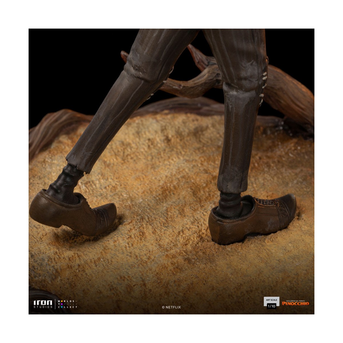 Iron Studios - Gepeto y Pinocho BDS Art Scale 1/10 - Pinocho de Guillermo del Toro