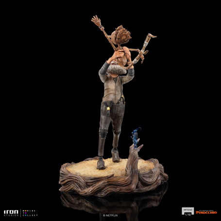 Iron Studios - Gepeto y Pinocho BDS Art Scale 1/10 - Pinocho de Guillermo del Toro