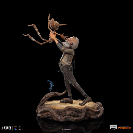 Iron Studios - Gepeto y Pinocho BDS Art Scale 1/10 - Pinocho de Guillermo del Toro