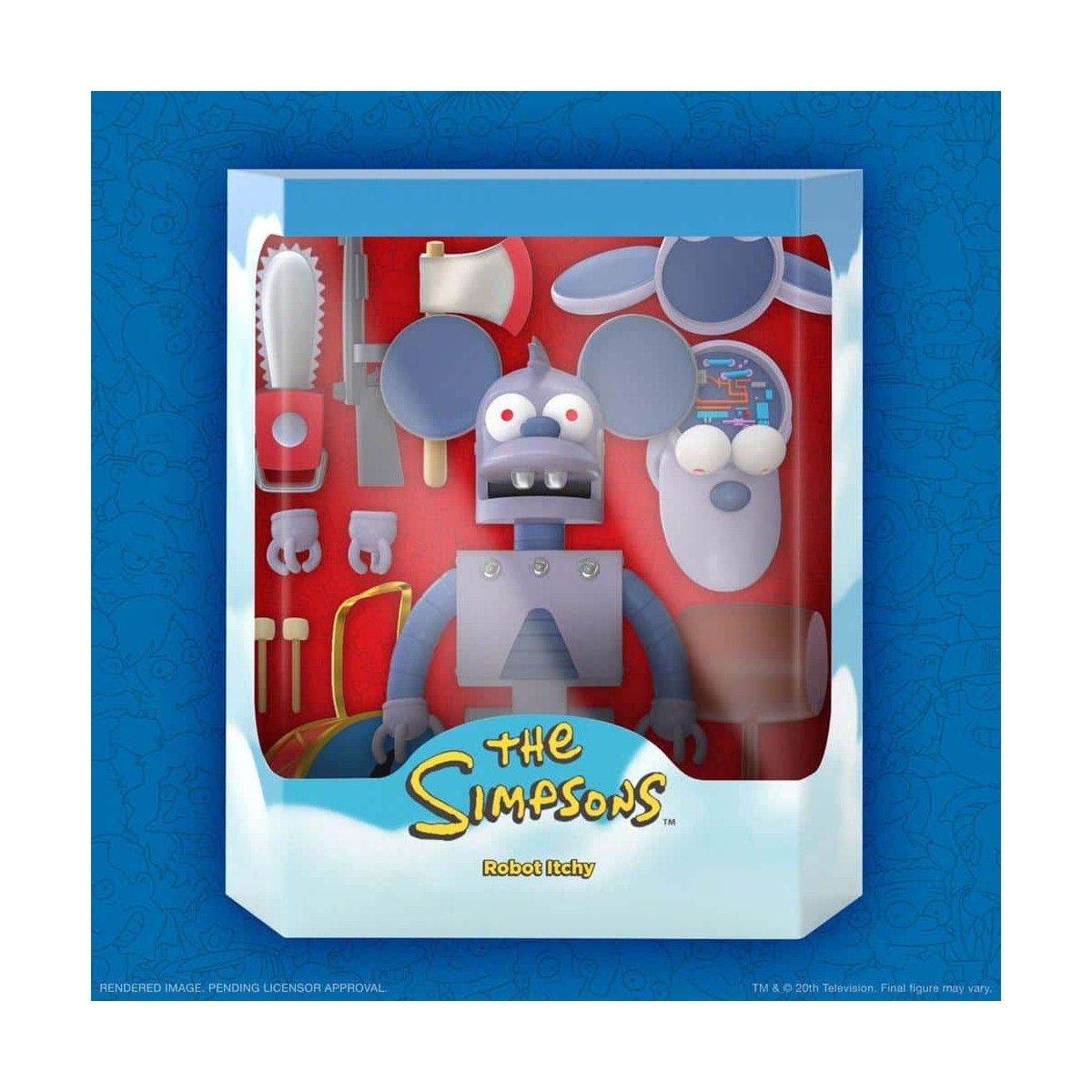 Super 7 - Los Simpson - Ultimates Robot Itchy Los Simpson