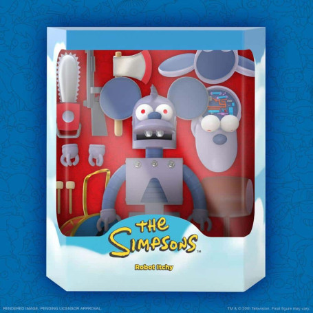 Super 7 - Los Simpson - Ultimates Robot Itchy Los Simpson