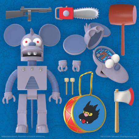 Super 7 - Los Simpson - Ultimates Robot Itchy Los Simpson