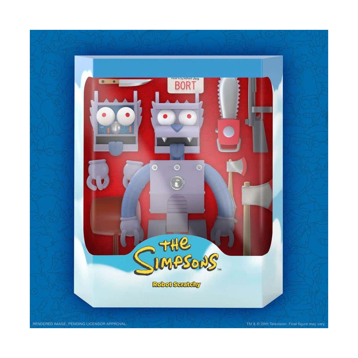 Super 7 - Los Simpson - Ultimates Robot Scratchy Los Simpson