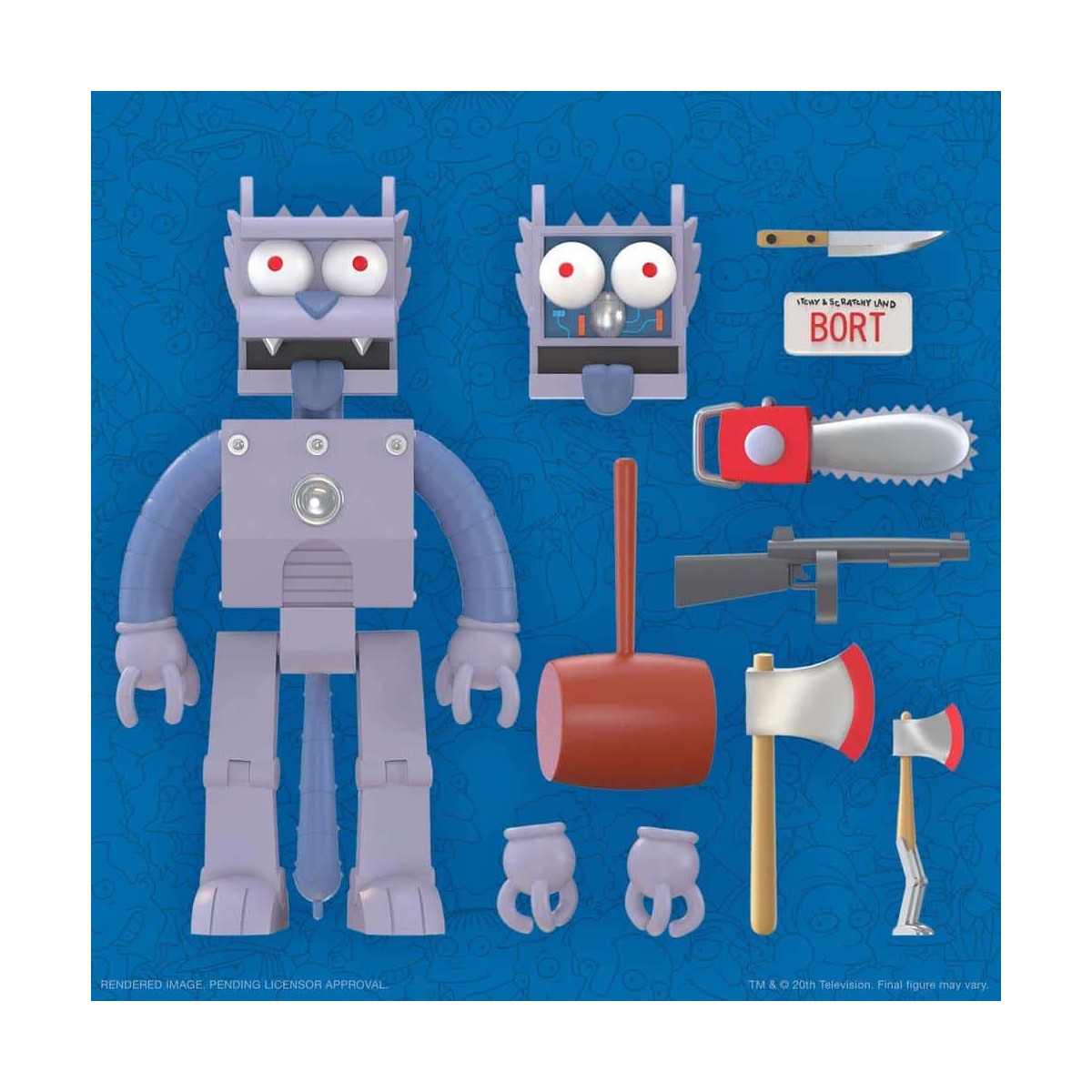 Super 7 - Los Simpson - Ultimates Robot Scratchy Los Simpson