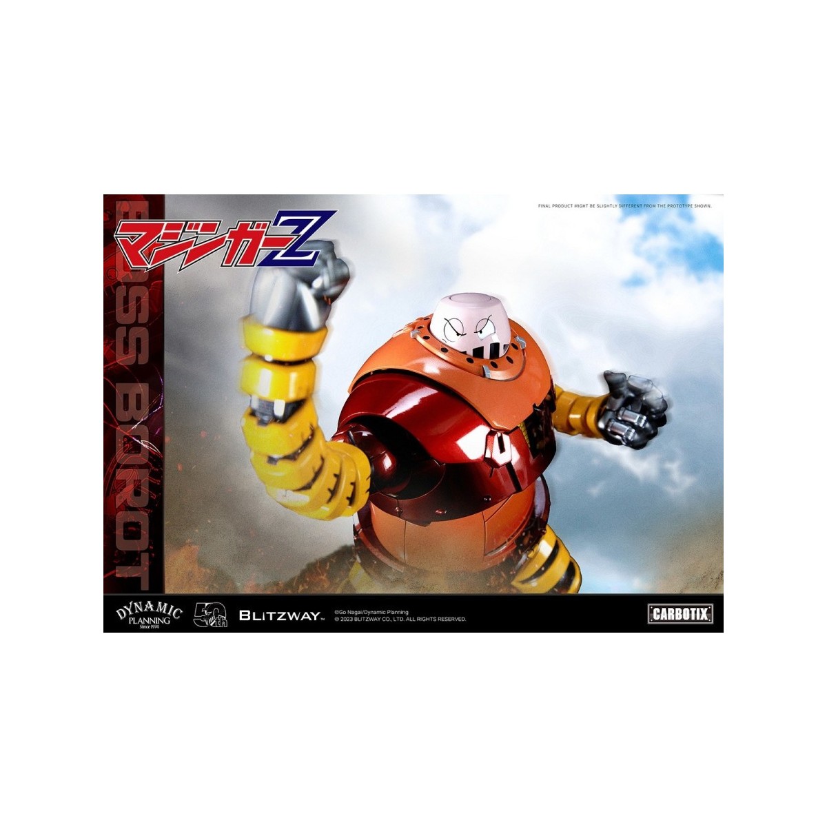 5PRO Studio Carbotix - Boss Borot - Figura de acción de carbono híbrido Serie CX-005
