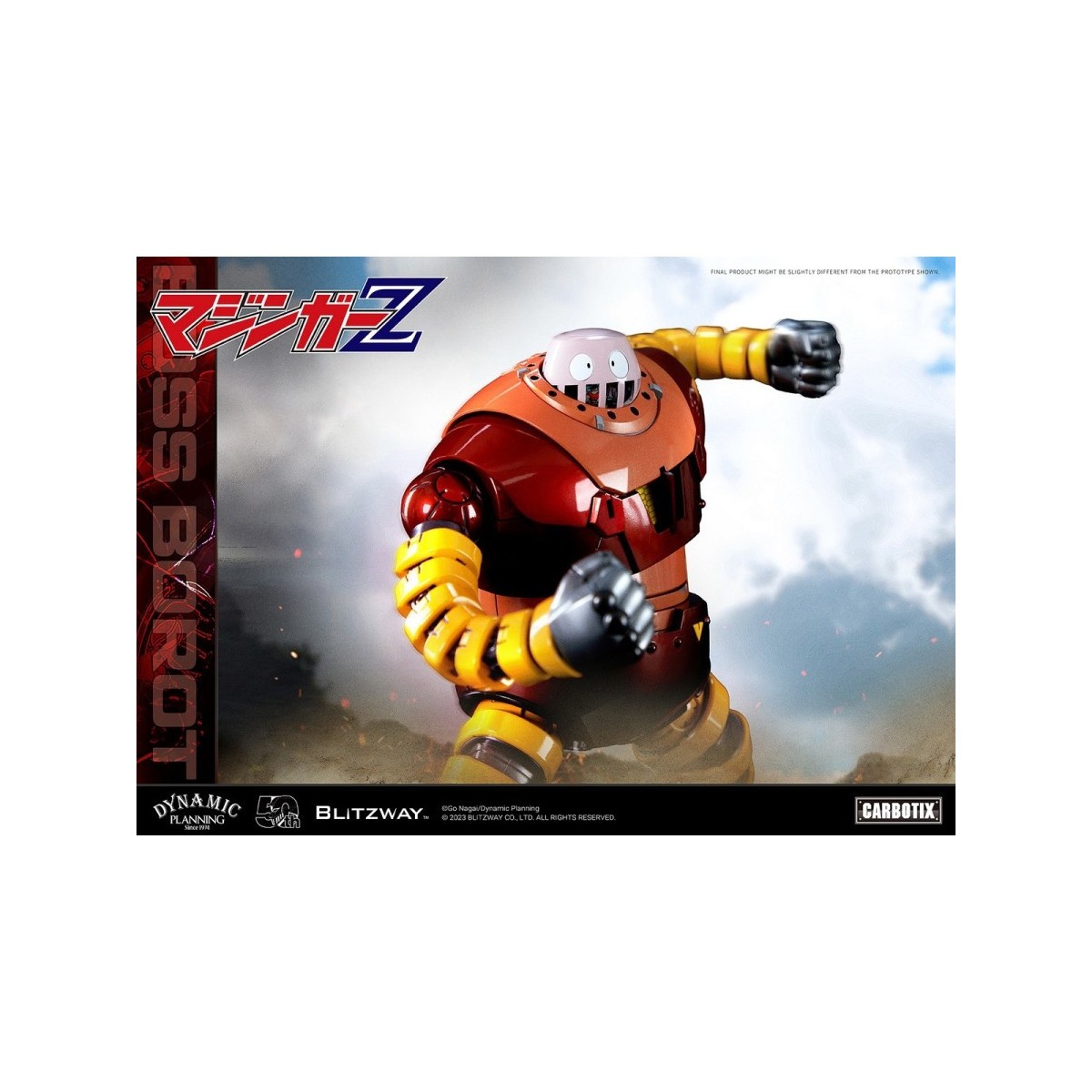 5PRO Studio Carbotix - Boss Borot - Figura de acción de carbono híbrido Serie CX-005