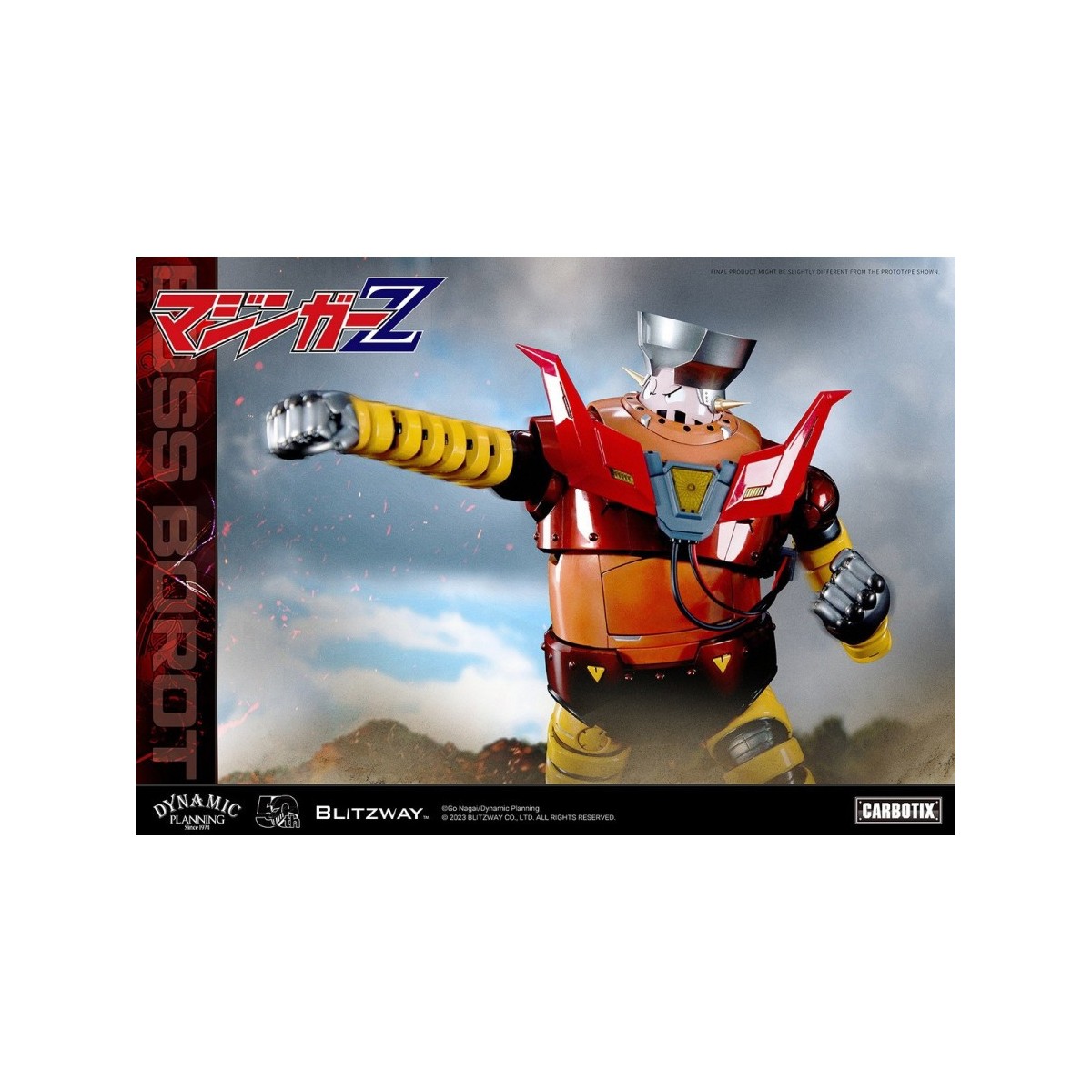 5PRO Studio Carbotix - Boss Borot - Figura de acción de carbono híbrido Serie CX-005