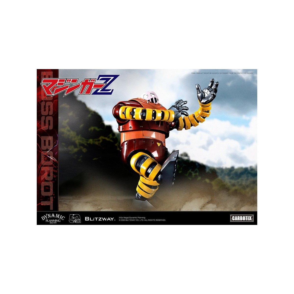 5PRO Studio Carbotix - Boss Borot - Figura de acción de carbono híbrido Serie CX-005