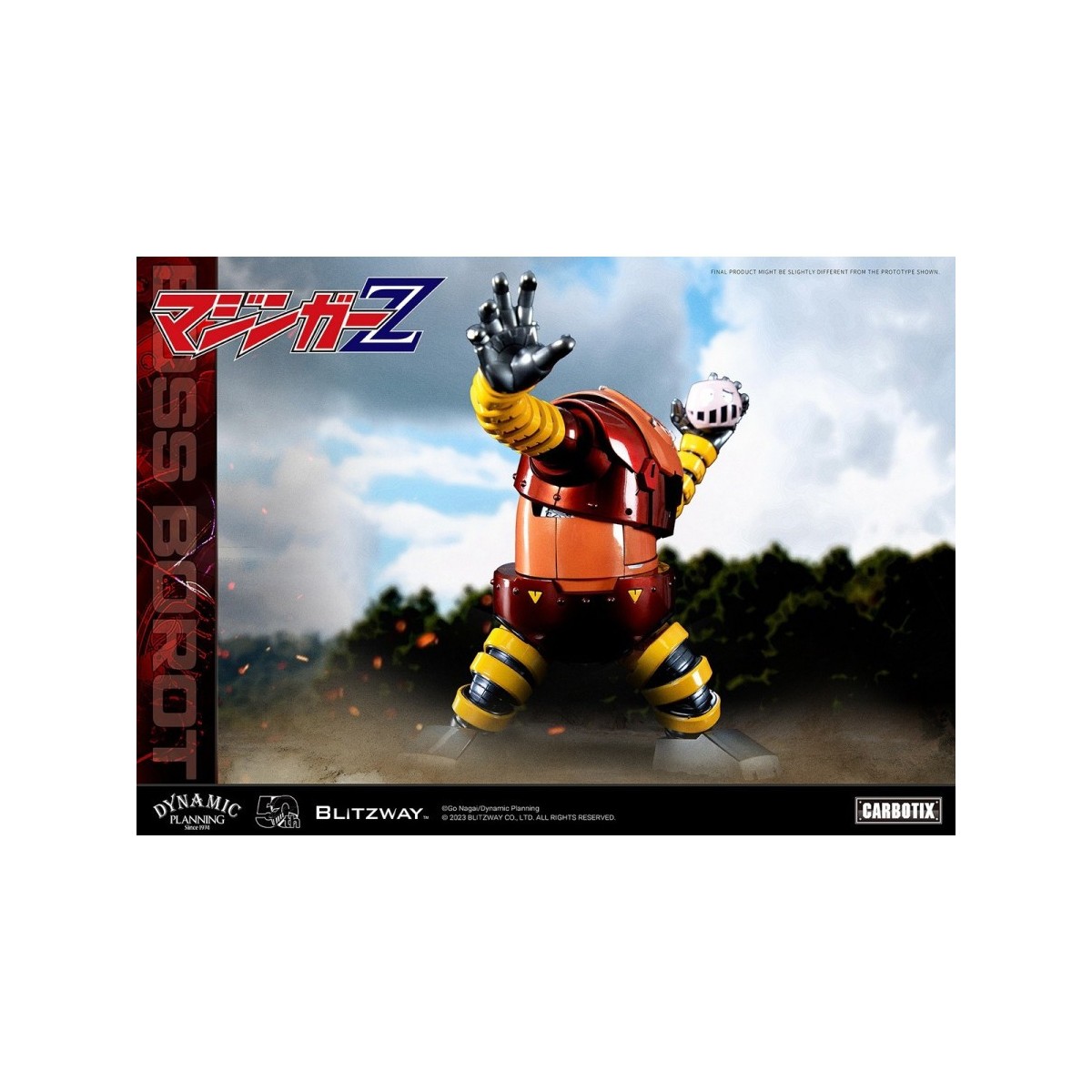 5PRO Studio Carbotix - Boss Borot - Figura de acción de carbono híbrido Serie CX-005