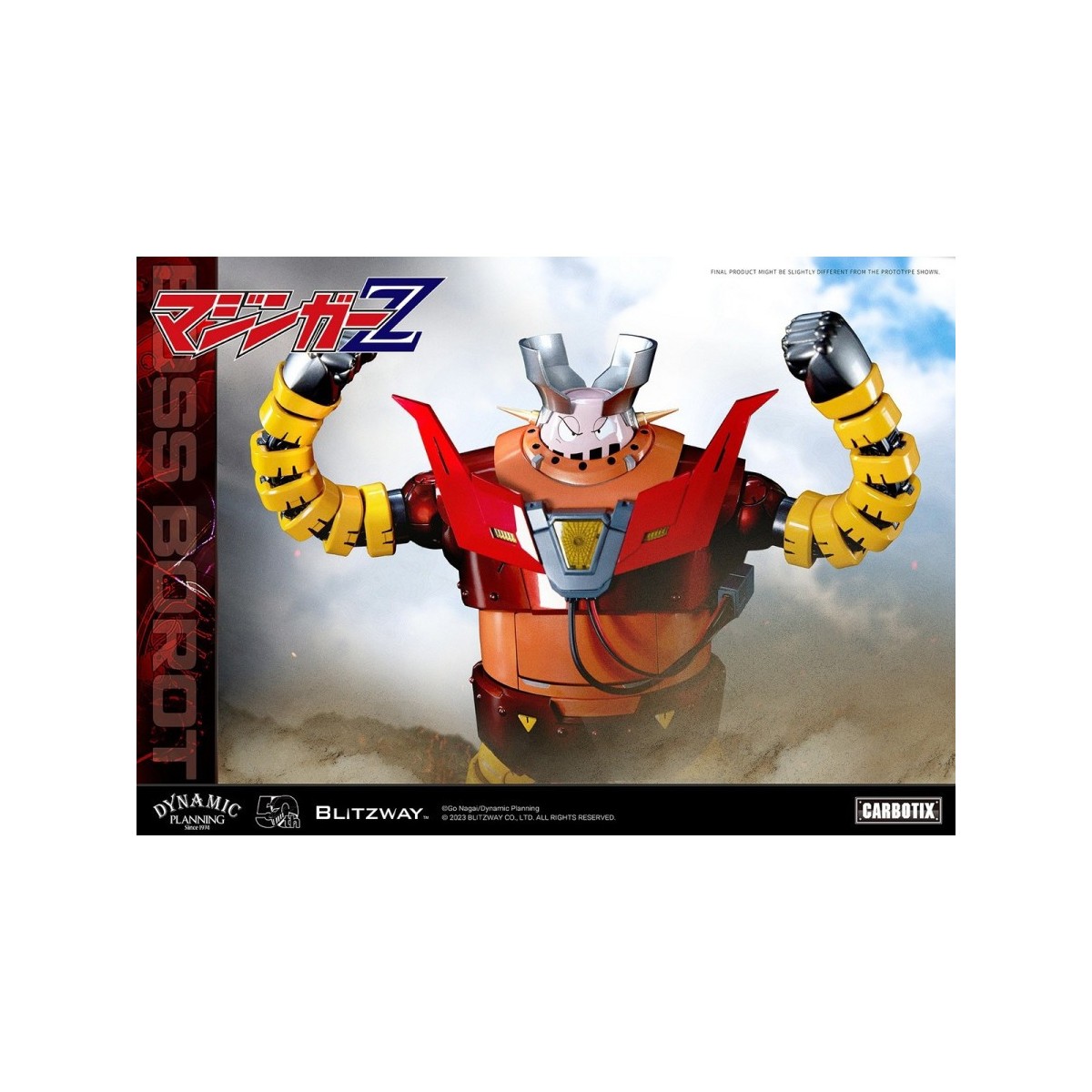 5PRO Studio Carbotix - Boss Borot - Figura de acción de carbono híbrido Serie CX-005