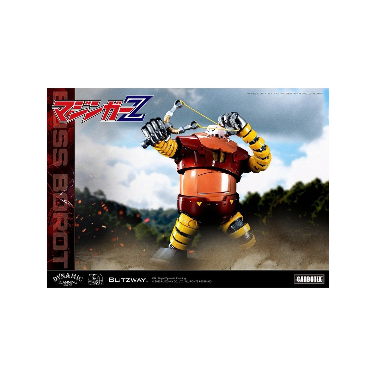 5PRO Studio Carbotix - Boss Borot - Figura de acción de carbono híbrido Serie CX-005