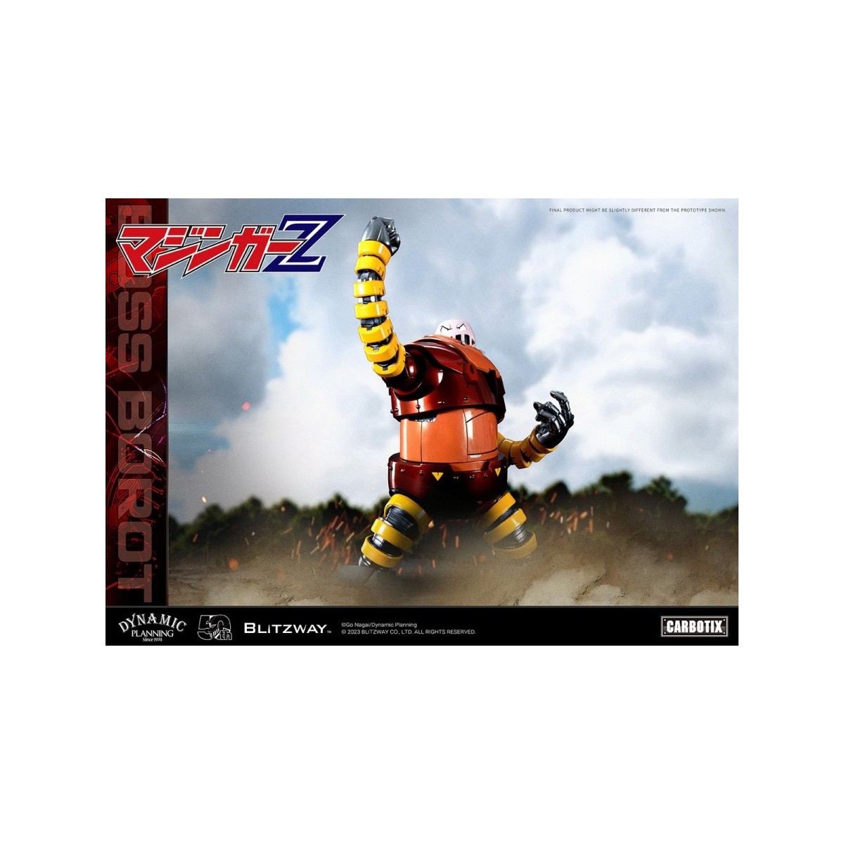 5PRO Studio Carbotix - Boss Borot - Figura de acción de carbono híbrido Serie CX-005