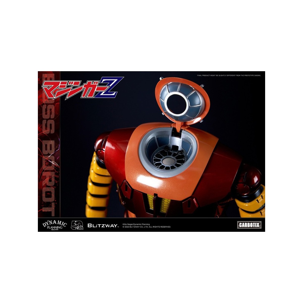 5PRO Studio Carbotix - Boss Borot - Figura de acción de carbono híbrido Serie CX-005