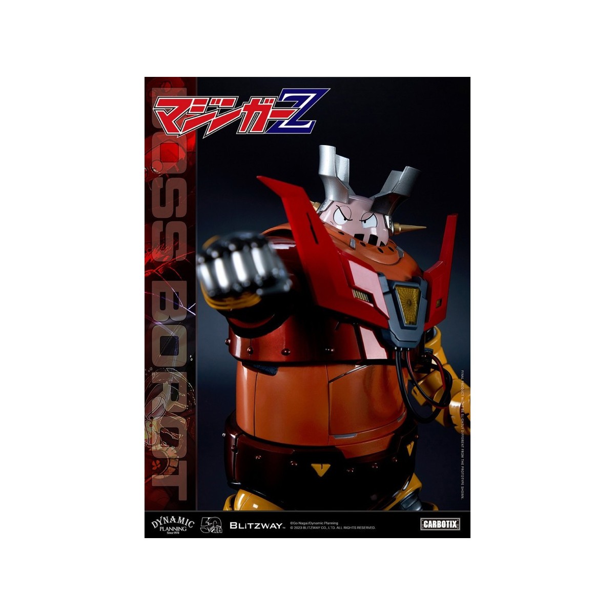 5PRO Studio Carbotix - Boss Borot - Figura de acción de carbono híbrido Serie CX-005