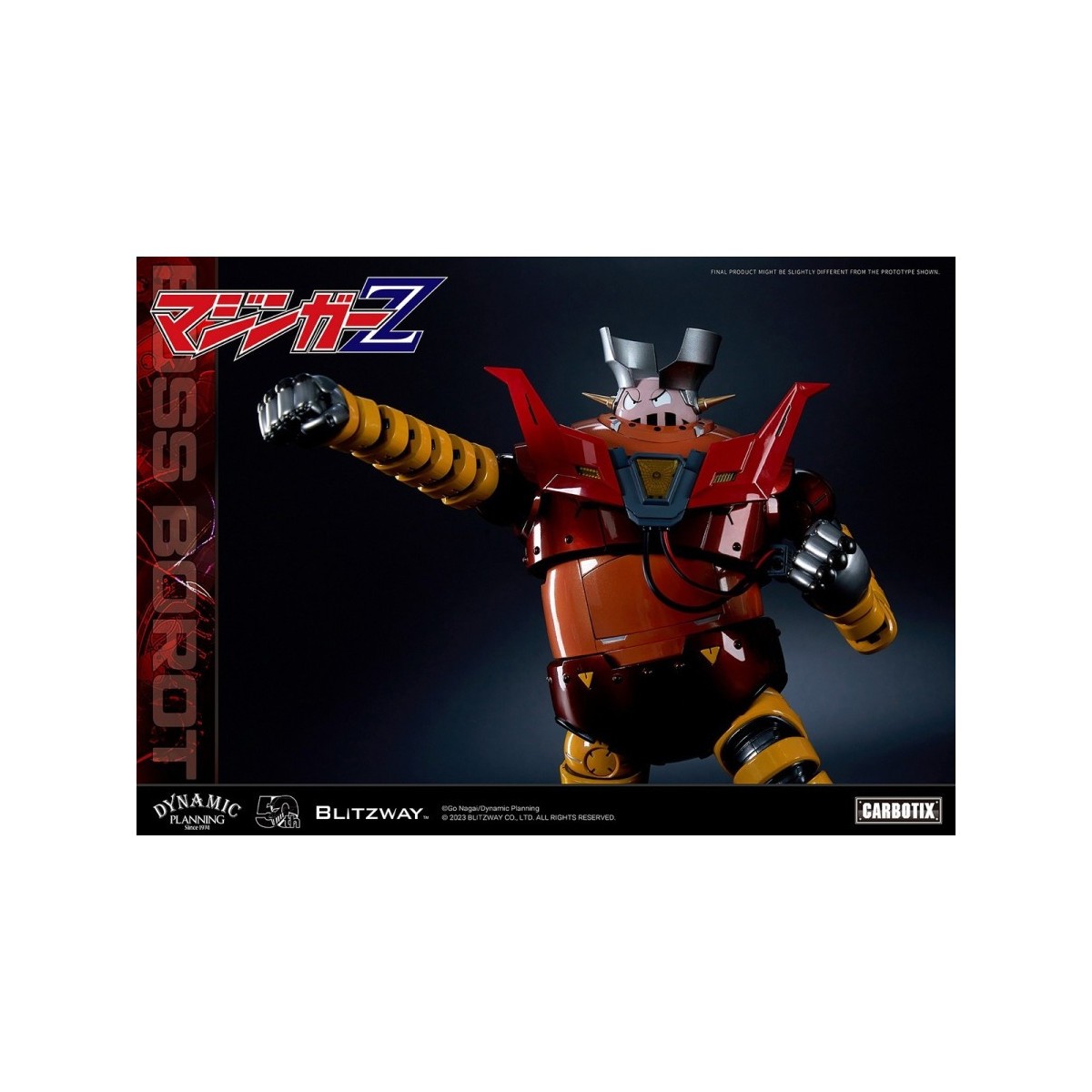 5PRO Studio Carbotix - Boss Borot - Figura de acción de carbono híbrido Serie CX-005