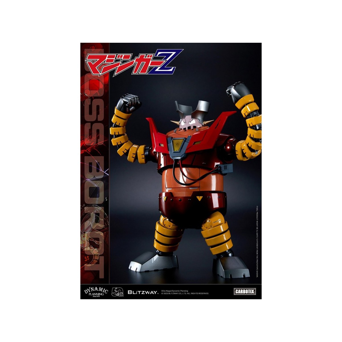 5PRO Studio Carbotix - Boss Borot - Figura de acción de carbono híbrido Serie CX-005