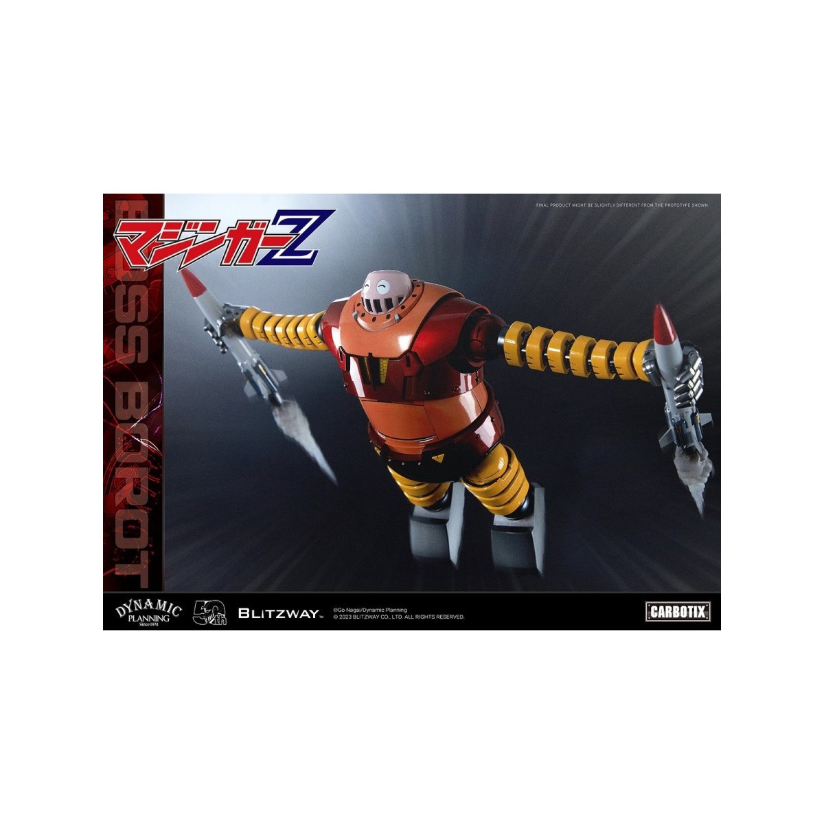 5PRO Studio Carbotix - Boss Borot - Figura de acción de carbono híbrido Serie CX-005
