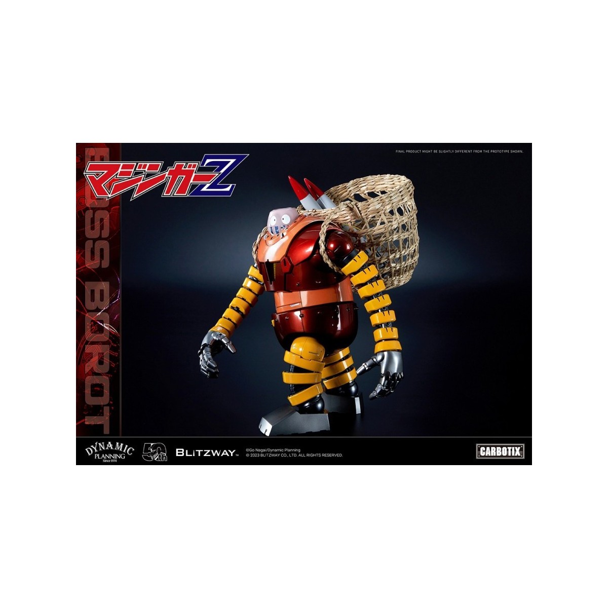 5PRO Studio Carbotix - Boss Borot - Figura de acción de carbono híbrido Serie CX-005