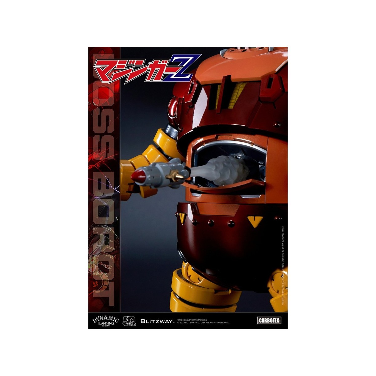 5PRO Studio Carbotix - Boss Borot - Figura de acción de carbono híbrido Serie CX-005