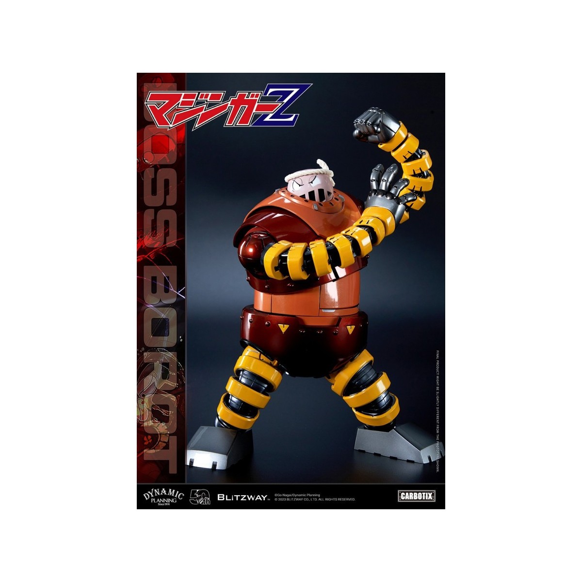 5PRO Studio Carbotix - Boss Borot - Figura de acción de carbono híbrido Serie CX-005