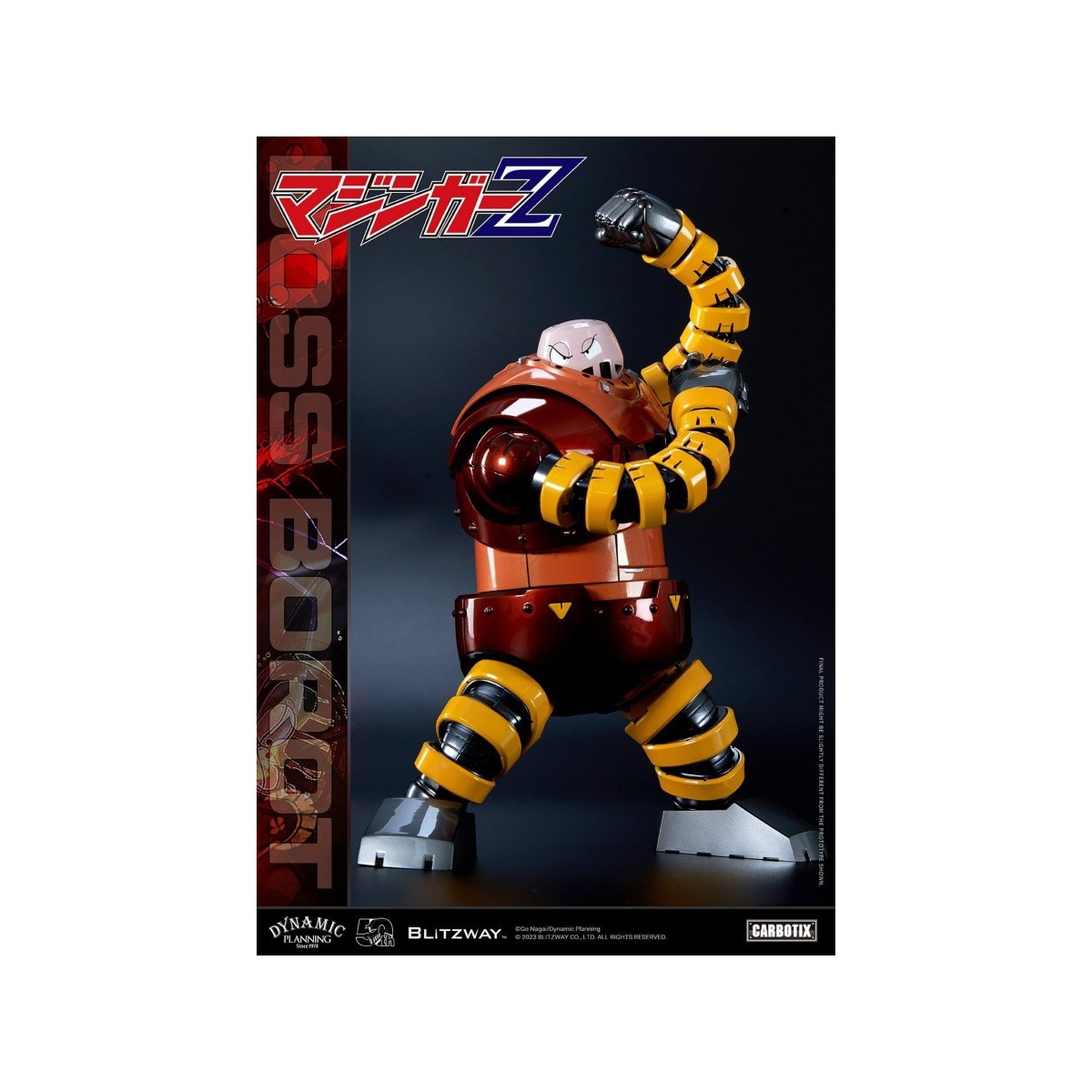 5PRO Studio Carbotix - Boss Borot - Figura de acción de carbono híbrido Serie CX-005