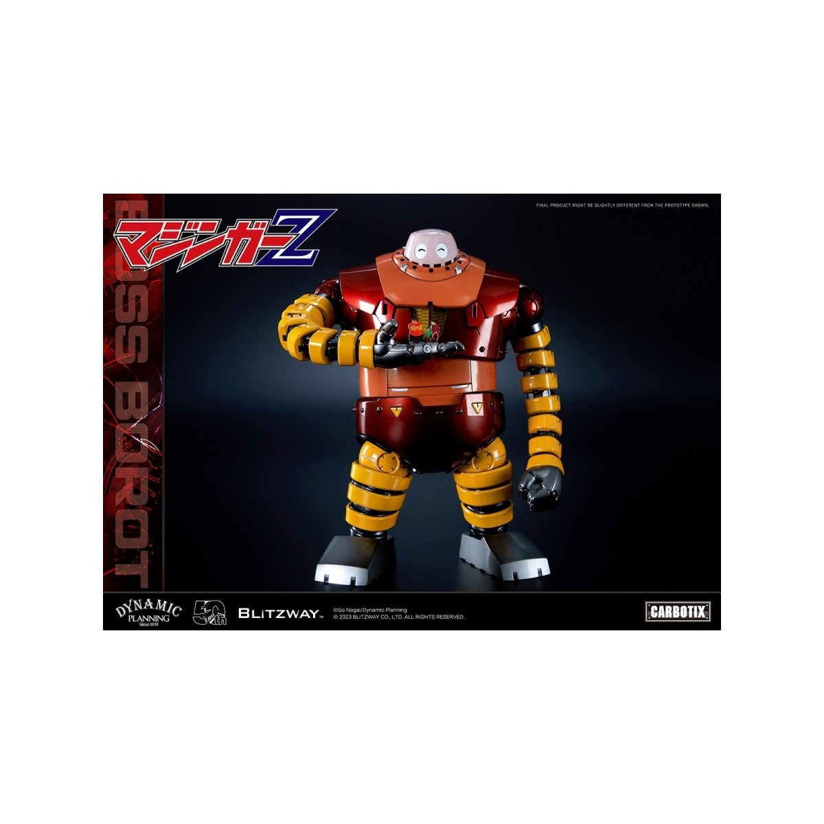 5PRO Studio Carbotix - Boss Borot - Figura de acción de carbono híbrido Serie CX-005