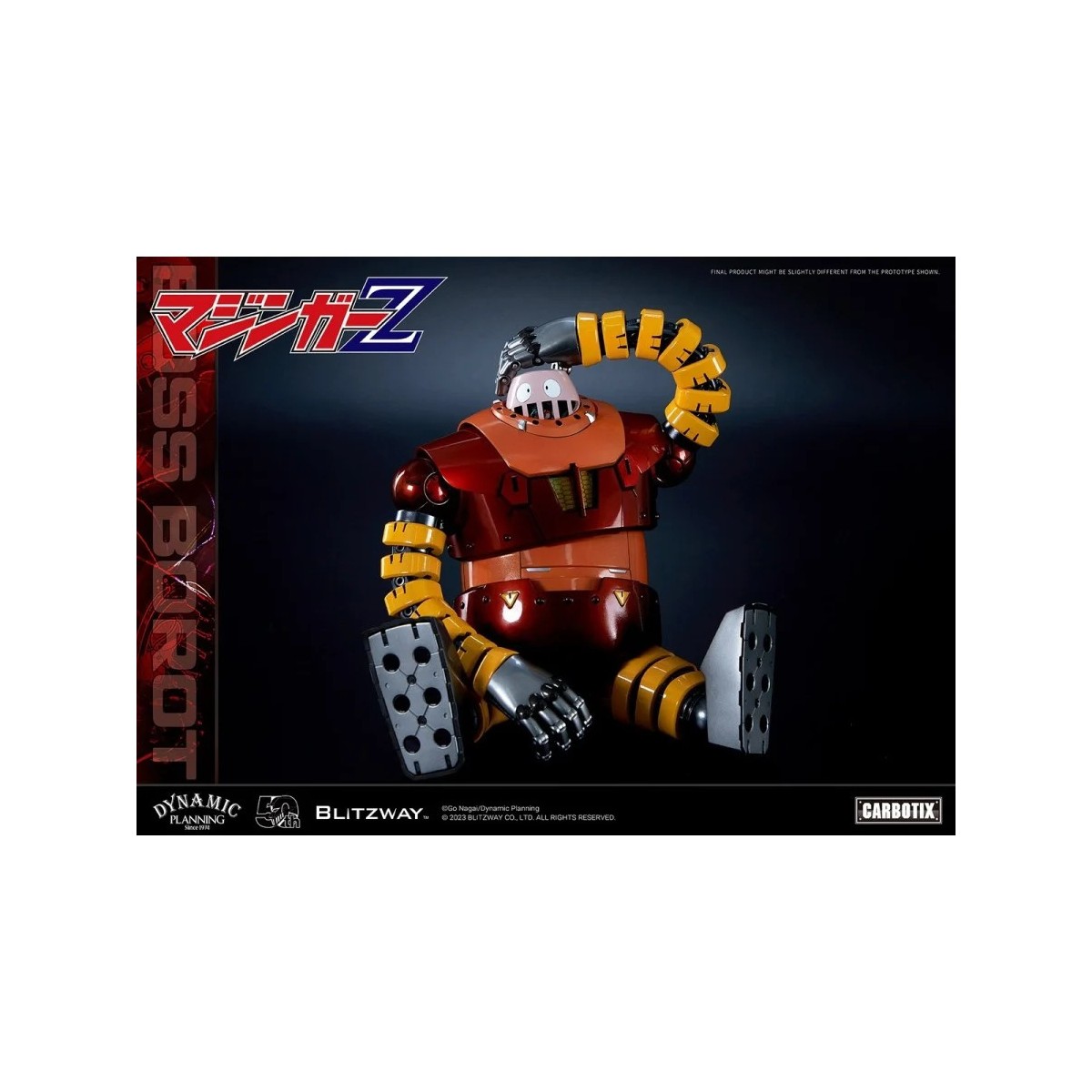 5PRO Studio Carbotix - Boss Borot - Figura de acción de carbono híbrido Serie CX-005
