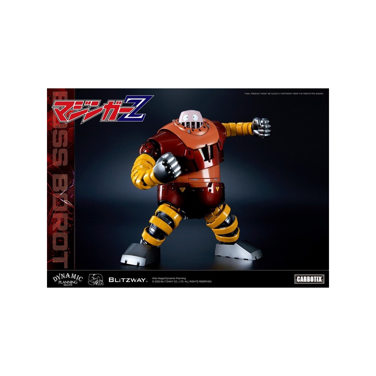 5PRO Studio Carbotix - Boss Borot - Figura de acción de carbono híbrido Serie CX-005
