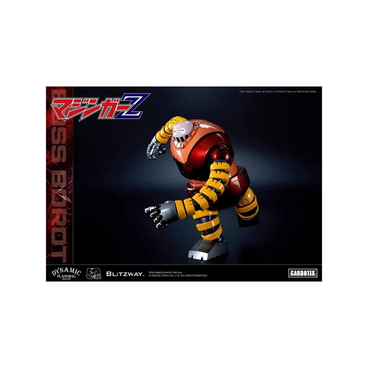 5PRO Studio Carbotix - Boss Borot - Figura de acción de carbono híbrido Serie CX-005