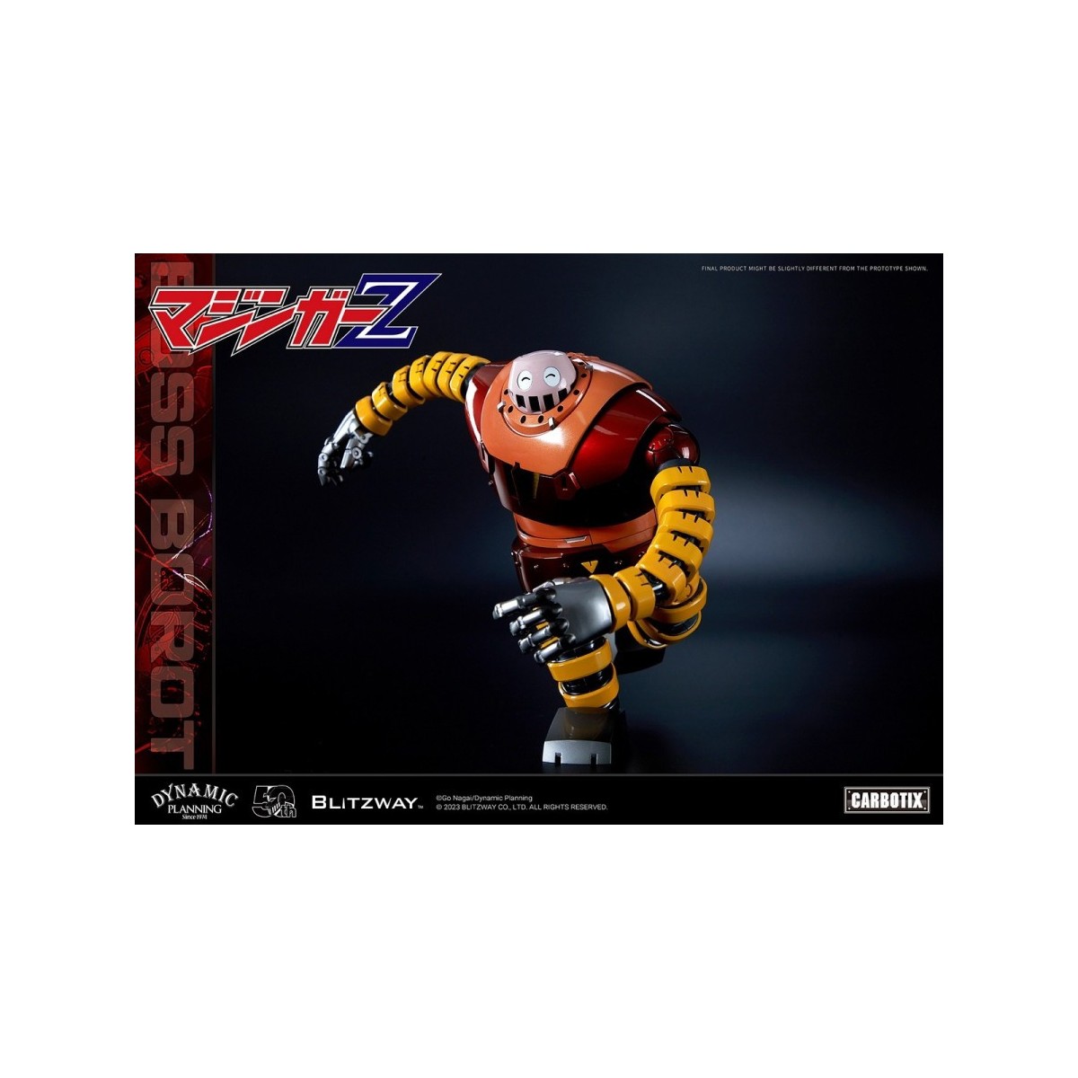 5PRO Studio Carbotix - Boss Borot - Figura de acción de carbono híbrido Serie CX-005