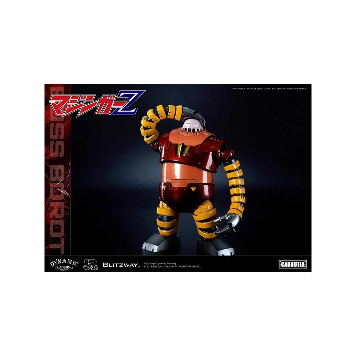5PRO Studio Carbotix - Boss Borot - Figura de acción de carbono híbrido Serie CX-005