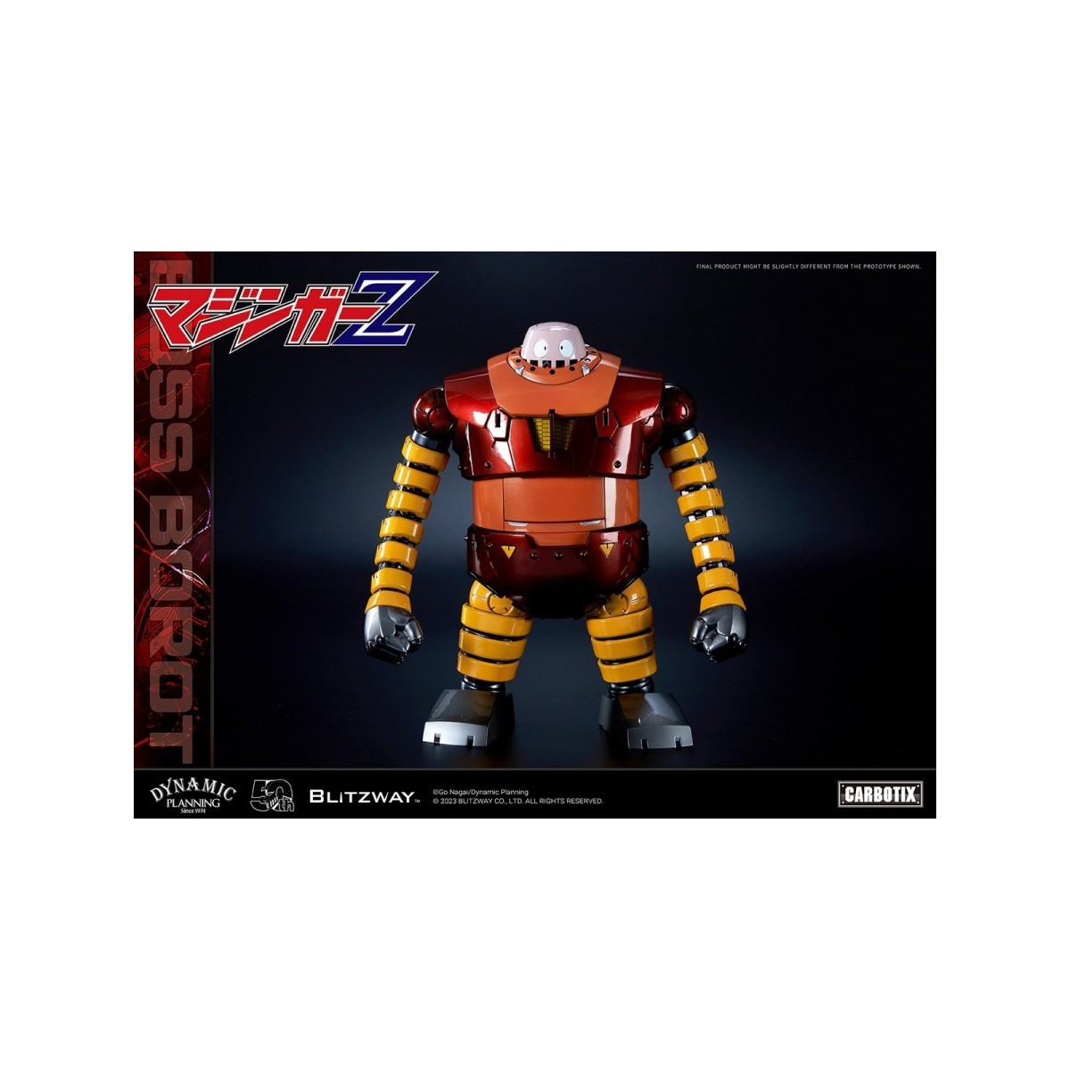 5PRO Studio Carbotix - Boss Borot - Figura de acción de carbono híbrido Serie CX-005