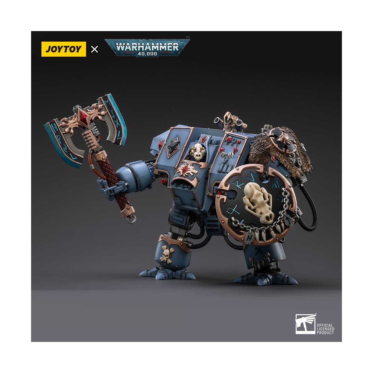 JoyToy - Lobos Espaciales - Venerable Acorazado Hermano Hvor 1/18 - Warhammer 40K