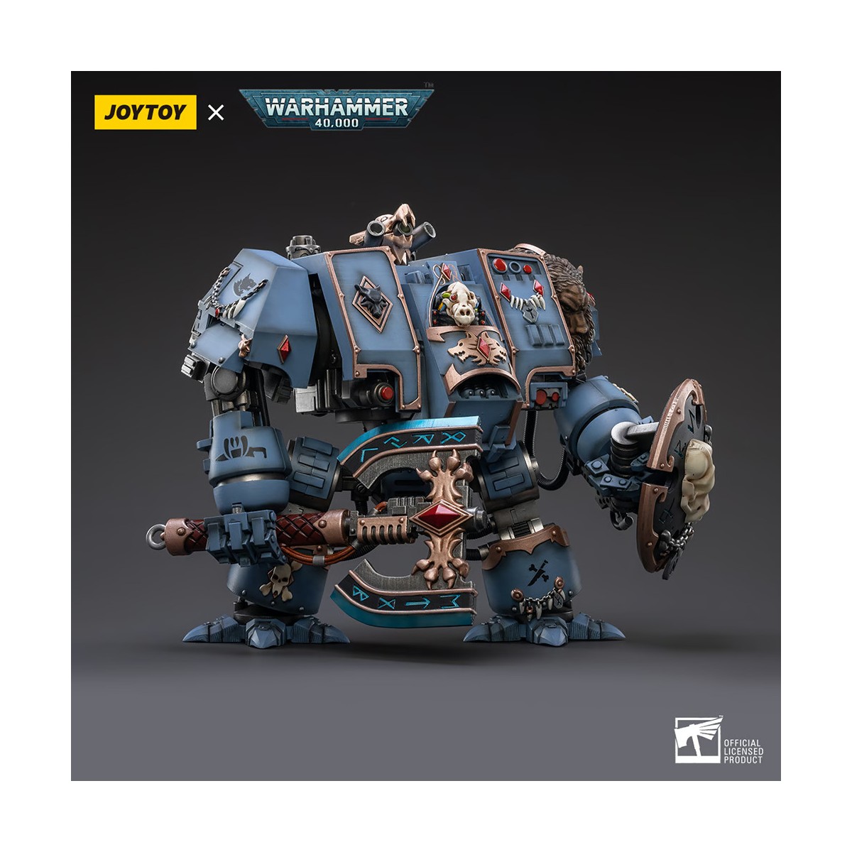 JoyToy - Lobos Espaciales - Venerable Acorazado Hermano Hvor 1/18 - Warhammer 40K