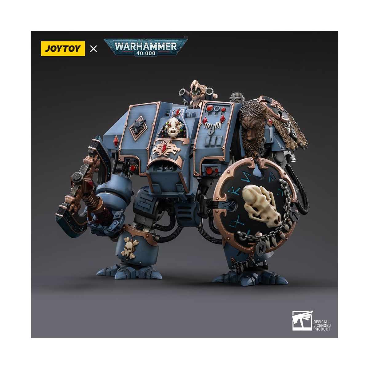 JoyToy - Lobos Espaciales - Venerable Acorazado Hermano Hvor 1/18 - Warhammer 40K