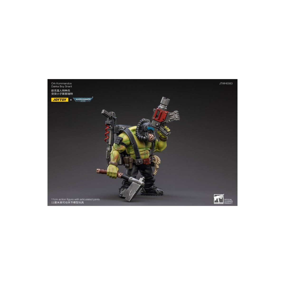 JoyToy Ork Kommandos - Dakka Boy Snarit 1/18 - Warhammer 40K